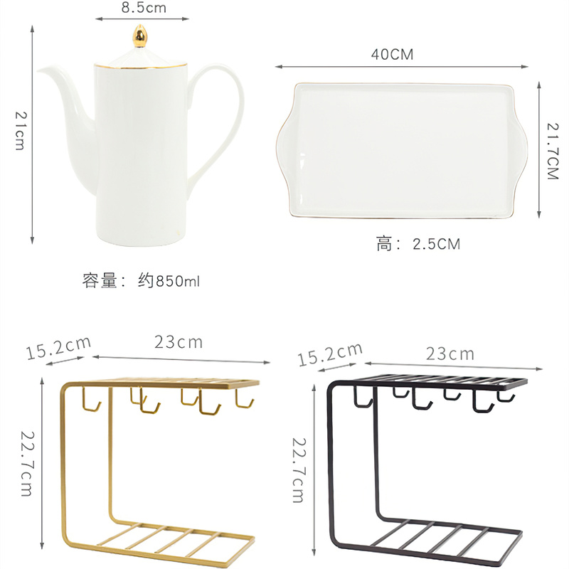 Ceramic Coffee Cup Tea Pot Tra - Korean Tea Set review and price
