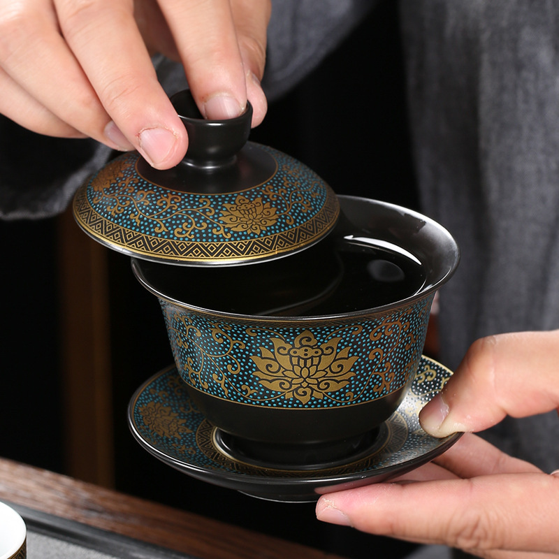Chinese Teaset Classical Gaiwa - Korean Tea Set review and price