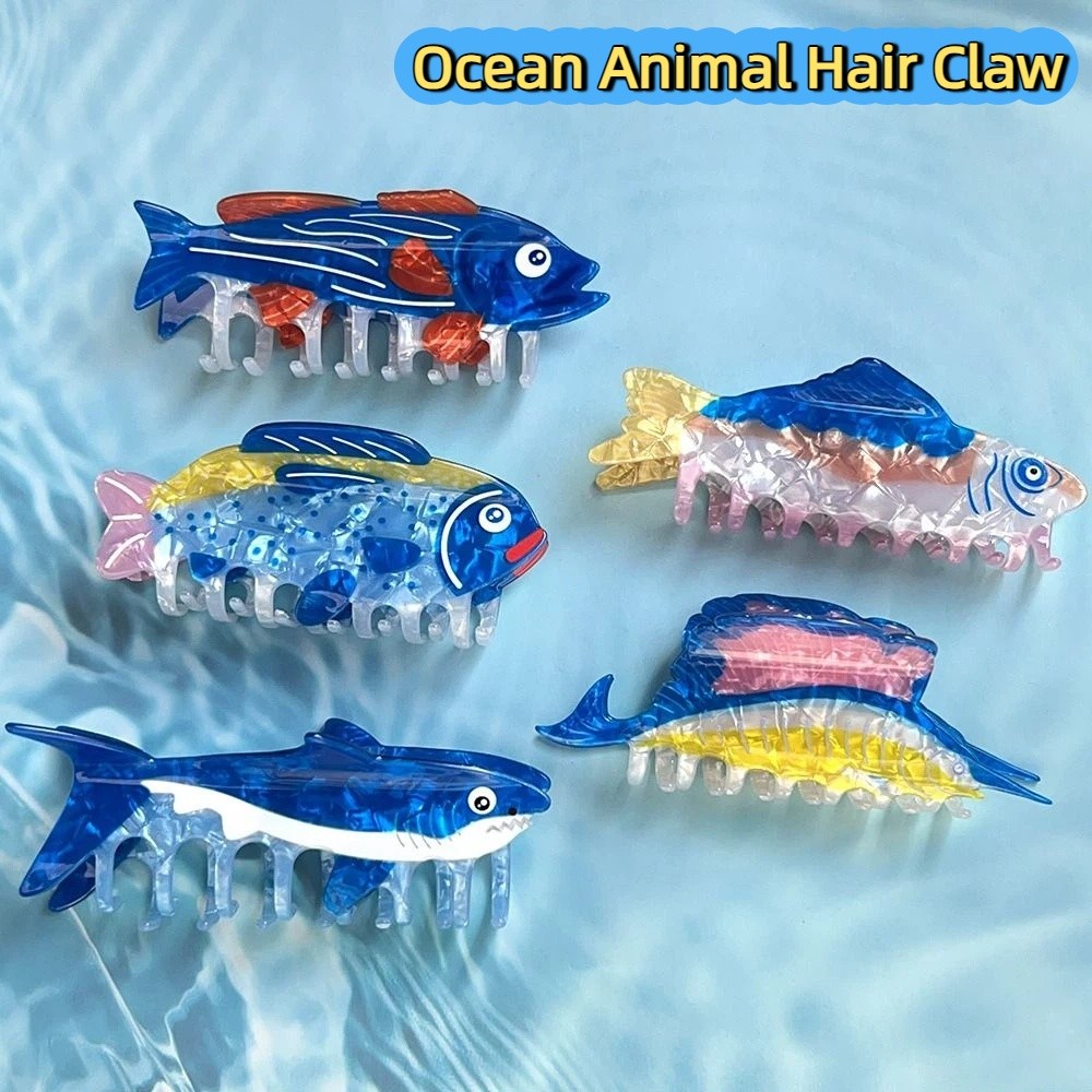 Hairpin Ocean Animal Hair Claw - Korean Lifestyle & Kids Boutique review and price