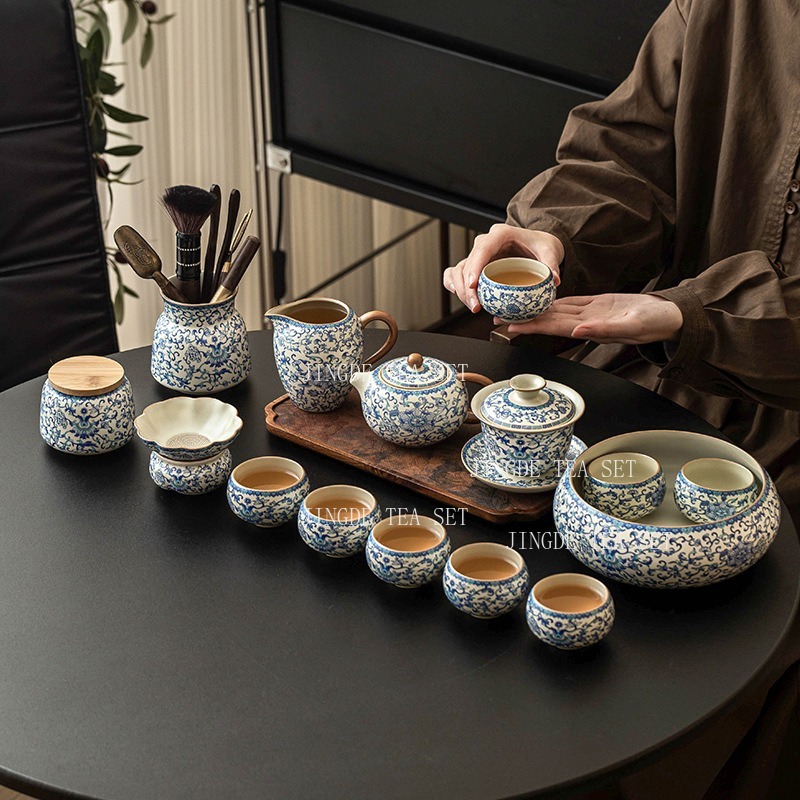 Ru Kiln Gongfu Tea Set, Interl - Korean Tea Set review and price