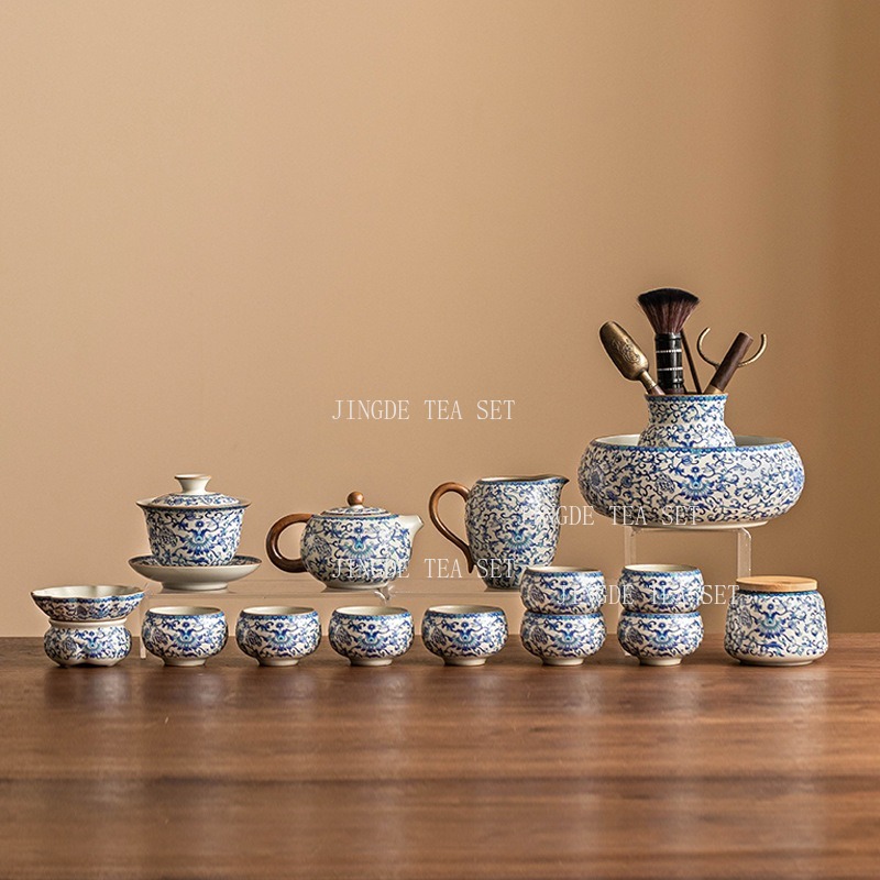 Ru Kiln Gongfu Tea Set, Interl - Korean Tea Set review and price