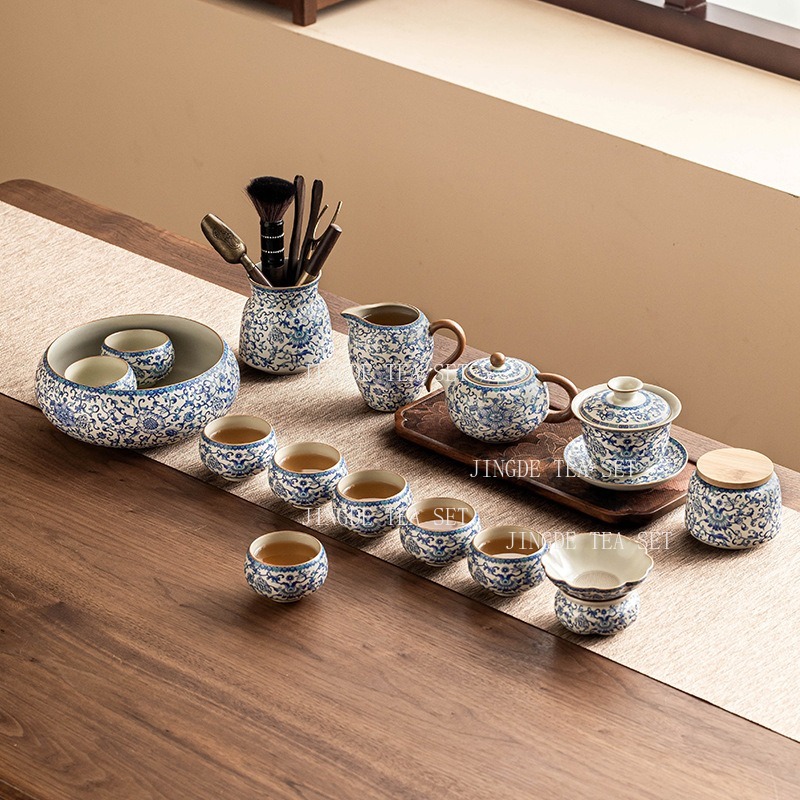 Ru Kiln Gongfu Tea Set, Interl - Korean Tea Set review and price